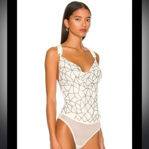 Free People Intimate - Beaded Tie Back Bodysuit